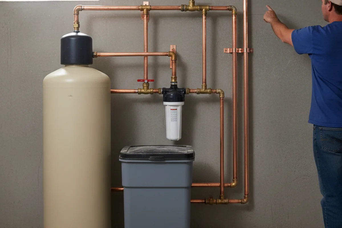 Whole-house water treatment system installed in South Houston